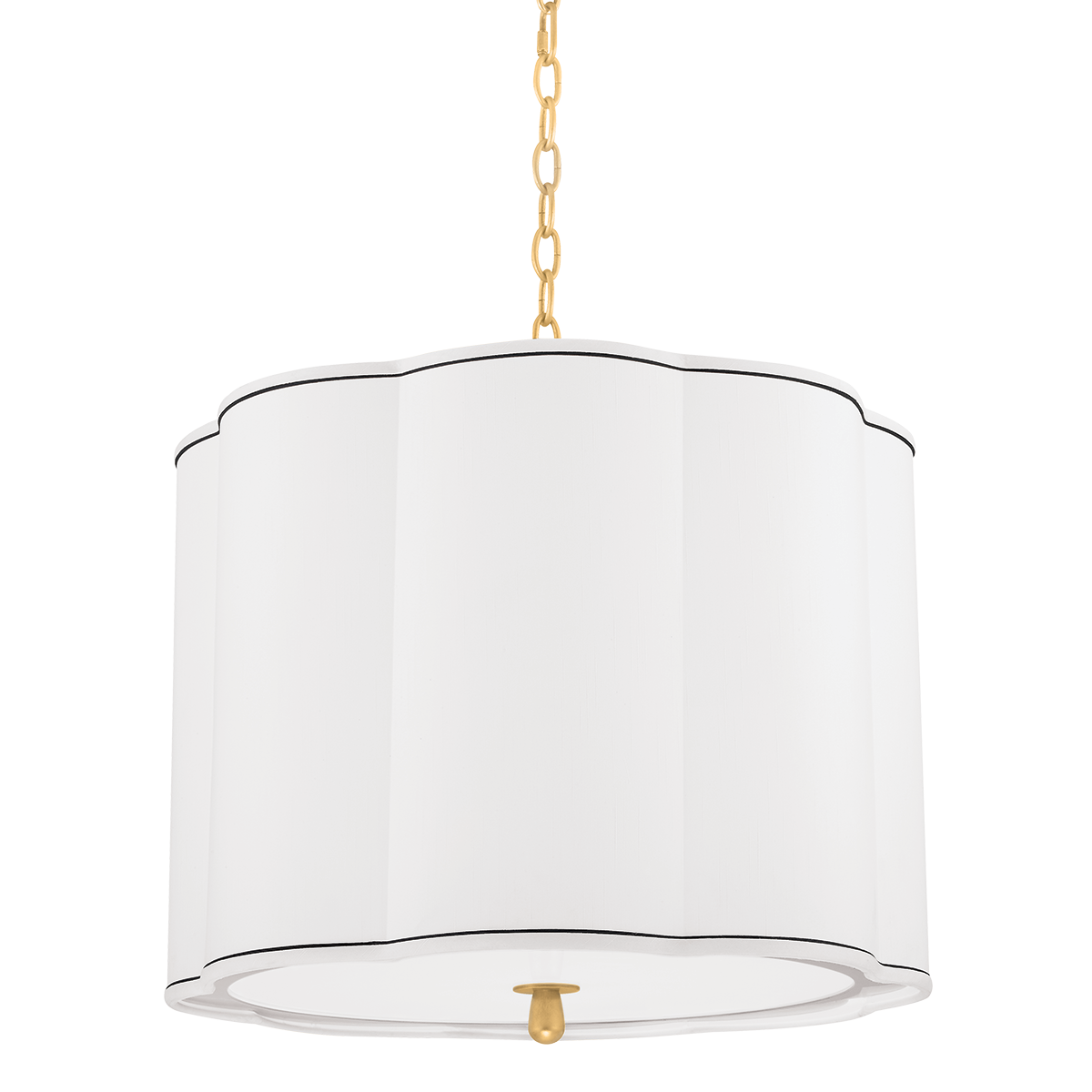 Hudson Valley Lighting Sweeny Aged Brass 20W x 20L x 18H Pendant