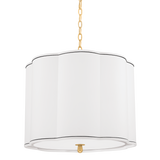 Hudson Valley Lighting Sweeny Aged Brass 20W x 20L x 18H Pendant