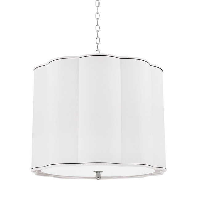 Hudson Valley Lighting Sweeny Polished Nickel 25W x 25L x 22H Chandelier