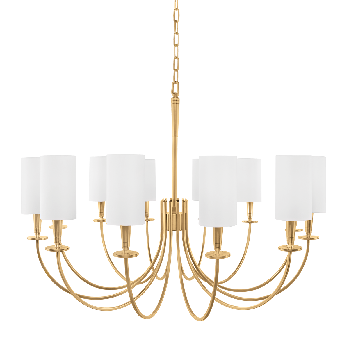 Hudson Valley Lighting Mason Aged Brass 34.5W x 34.5L x 27.25H Chandelier