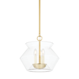 Hudson Valley Lighting Edmonton Aged Brass 15W x 15L x 14H Candleholder