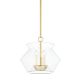 Hudson Valley Lighting Edmonton Aged Brass 15W x 15L x 14H Candleholder
