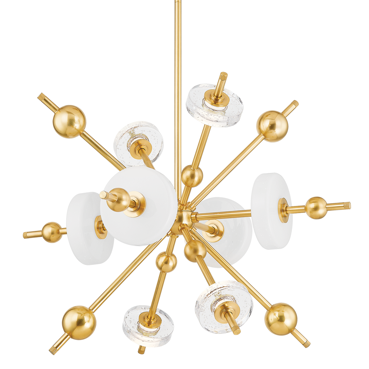 Hudson Valley Lighting MAYNARD AGED BRASS 32W x 32L x 22.75H Chandelier