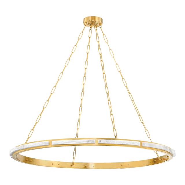 Hudson Valley Lighting WINGATE Aged Brass 48W x 48L x 2H Chandelier
