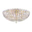 Hudson Valley Lighting Floral Park Aged Brass 21W x 21L x 10.5H Semi-Flush Mount