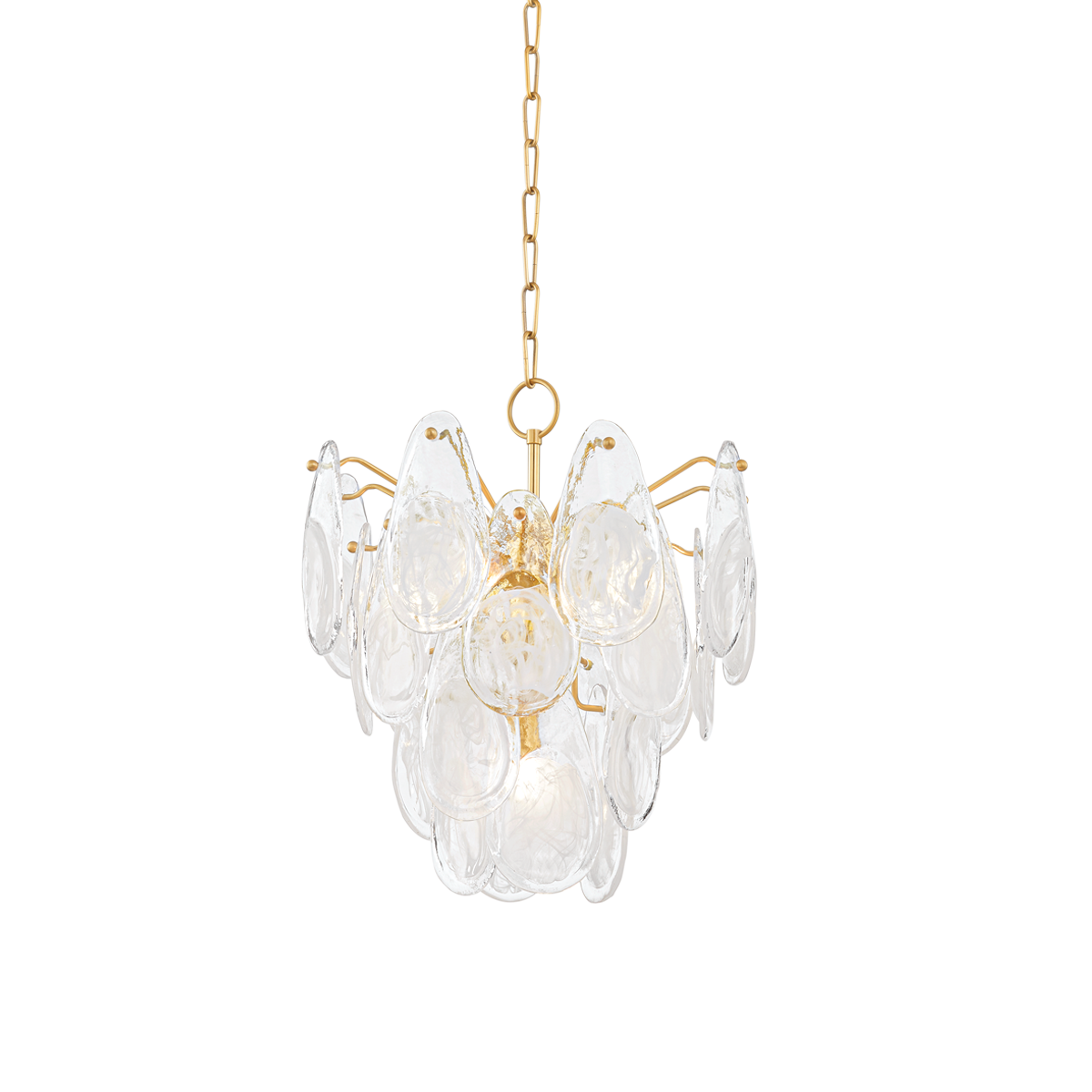 Hudson Valley Lighting DARCIA Aged Brass 18W x 18L x 20.25H Chandelier
