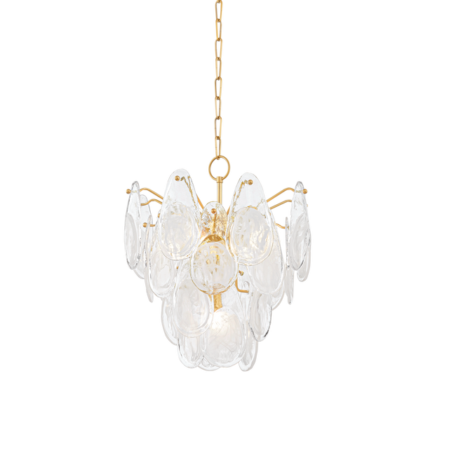 Hudson Valley Lighting DARCIA Aged Brass 18W x 18L x 20.25H Chandelier