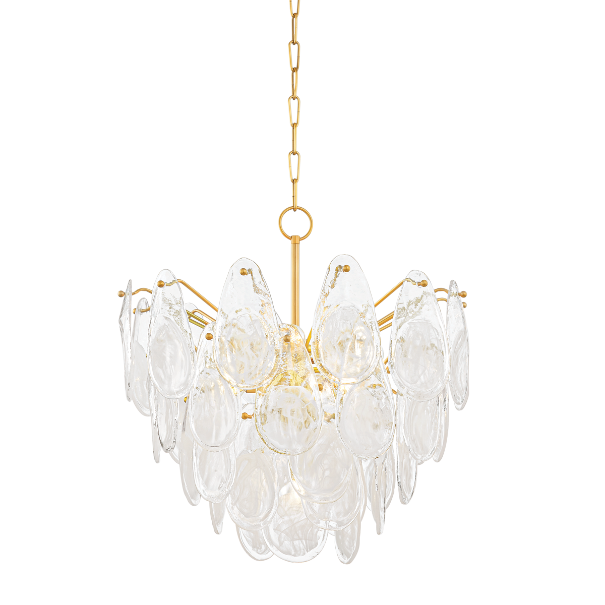 Hudson Valley Lighting DARCIA Aged Brass 24W x 24L x 24.25H Chandelier