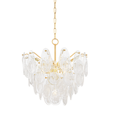 Hudson Valley Lighting DARCIA Aged Brass 24W x 24L x 24.25H Chandelier