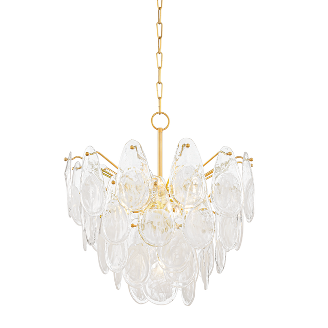Hudson Valley Lighting DARCIA Aged Brass 24W x 24L x 24.25H Chandelier