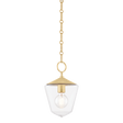 Hudson Valley Lighting Greene Aged Brass 8W x 8L x 13.25H Pendant