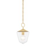 Hudson Valley Lighting Greene Aged Brass 8W x 8L x 13.25H Pendant