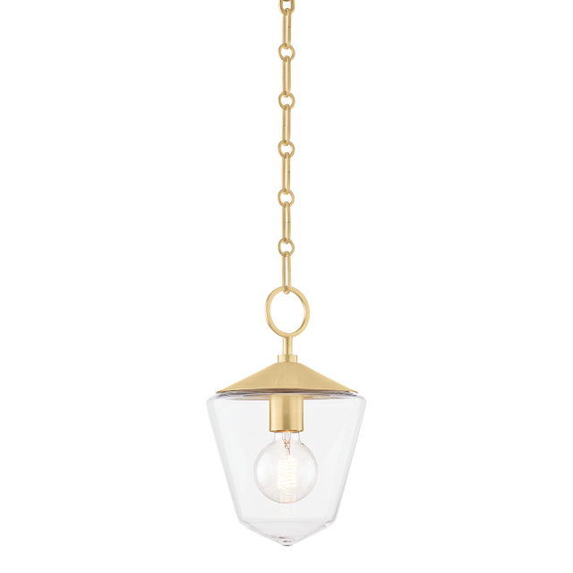 Hudson Valley Lighting Greene Aged Brass 8W x 8L x 13.25H Pendant