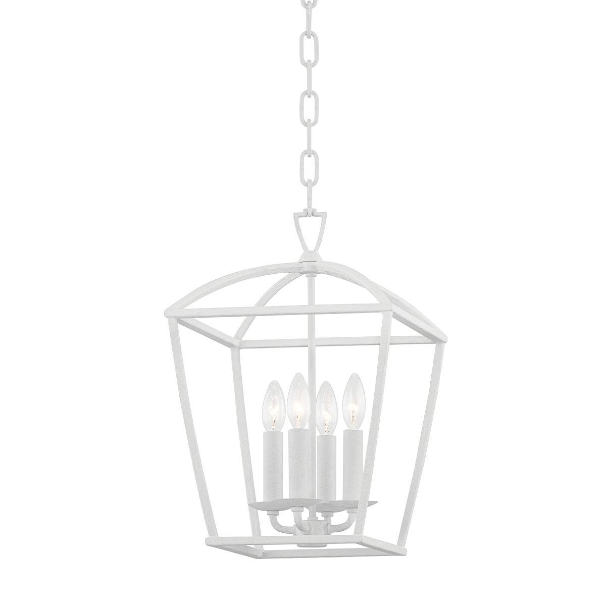 Hudson Valley Lighting Bryant White Plaster 12W x 12L x 17.75H Candleholder