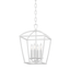 Hudson Valley Lighting Bryant White Plaster 12W x 12L x 17.75H Candleholder