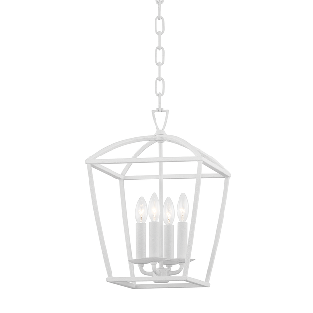Hudson Valley Lighting Bryant White Plaster 12W x 12L x 17.75H Candleholder