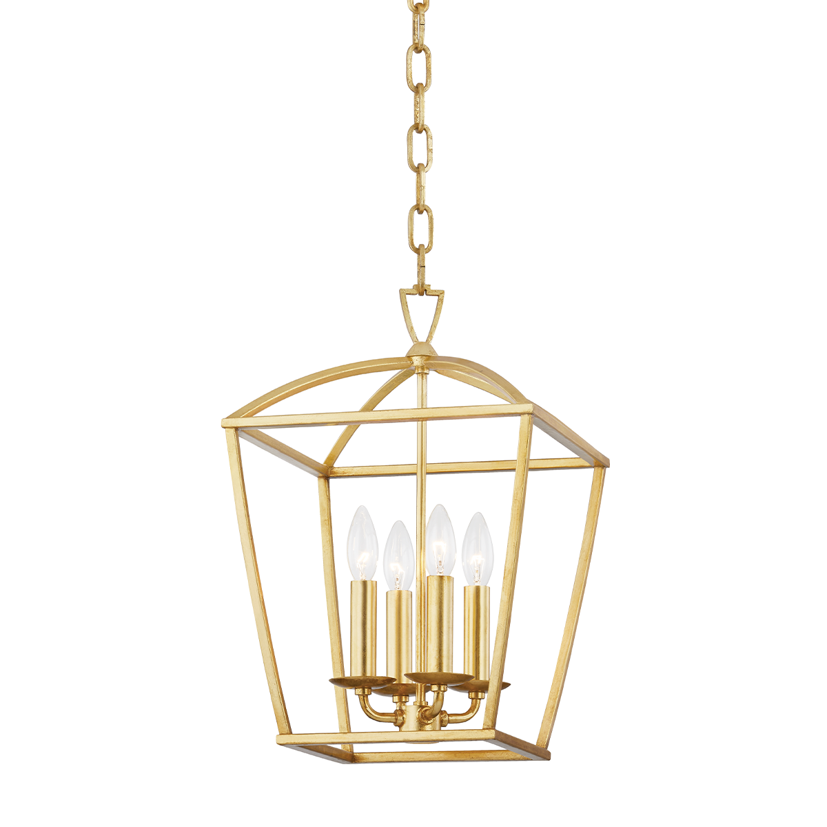 Hudson Valley Lighting Bryant Gold Leaf 12W x 12L x 17.75H Candleholder
