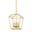 Hudson Valley Lighting Bryant Gold Leaf 12W x 12L x 17.75H Candleholder