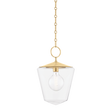 Hudson Valley Lighting Greene Aged Brass 11.75W x 11.75L x 18.25H Pendant