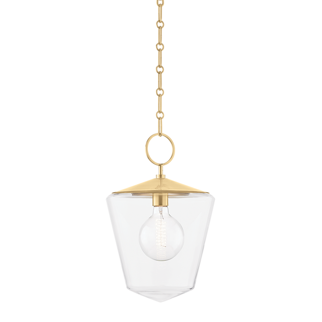 Hudson Valley Lighting Greene Aged Brass 11.75W x 11.75L x 18.25H Pendant