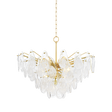 Hudson Valley Lighting DARCIA Aged Brass 35.75W x 35.75L x 28.75H Chandelier