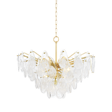 Hudson Valley Lighting DARCIA Aged Brass 35.75W x 35.75L x 28.75H Chandelier