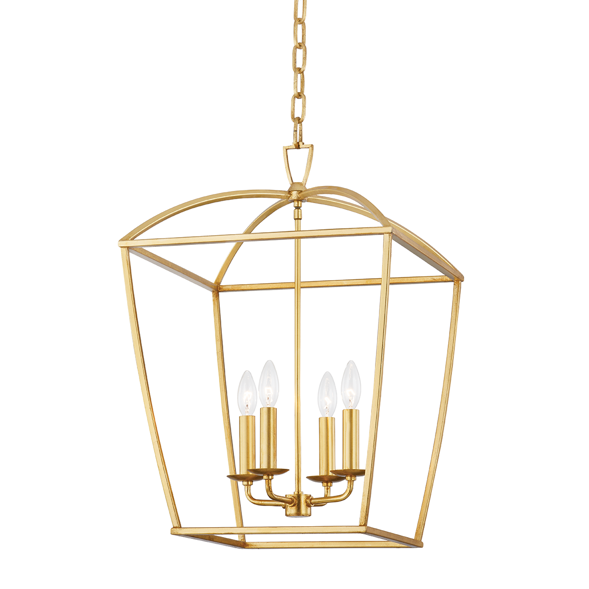 Hudson Valley Lighting Bryant Gold Leaf 17W x 17L x 25H Candleholder
