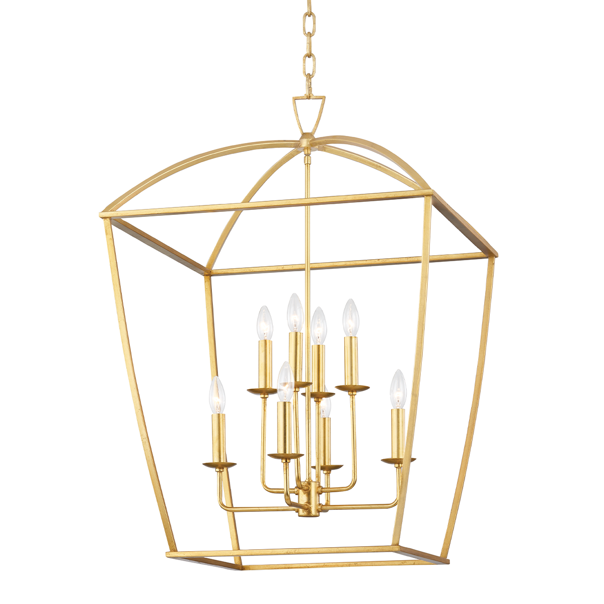 Hudson Valley Lighting Bryant Gold Leaf 24W x 24L x 34.5H Candleholder