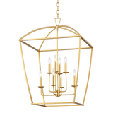 Hudson Valley Lighting Bryant Gold Leaf 24W x 24L x 34.5H Candleholder
