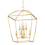 Hudson Valley Lighting Bryant Gold Leaf 24W x 24L x 34.5H Candleholder