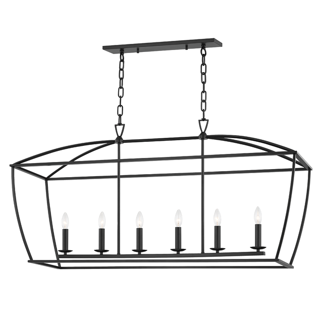 Hudson Valley Lighting Bryant Aged Iron 13.75W x 48.25L x 24H Trim