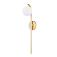 Hudson Valley Lighting Laval Aged Brass 4.75W x 4.75L x 23.75H Wall Sconce