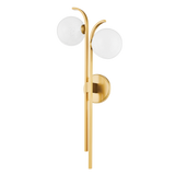 Hudson Valley Lighting Laval Aged Brass 10.5W x 10.5L x 25.25H Wall Sconce