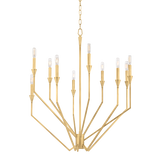 Hudson Valley Lighting Archie Aged Brass 30W x 30L x 35.75H Chandelier