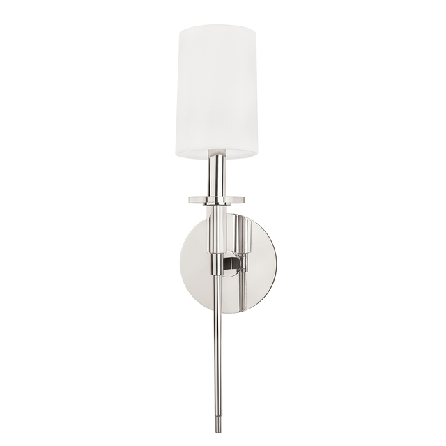 Hudson Valley Lighting Amherst Polished Nickel 5W x 5L x 18.75H Wall Sconce