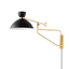 Hudson Valley Lighting Cranbrook Aged Brass/soft Black 14.25W x 14.25L x 20.75H Wall Sconce