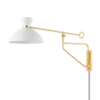 Hudson Valley Lighting Cranbrook AGED BRASS/SOFT WHITE 14.25W x 14.25L x 20.75H Wall Sconce