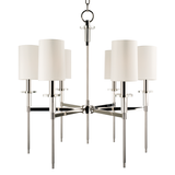 Hudson Valley Lighting Amherst Polished Nickel 25W x 25L x 25.5H Chandelier