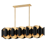 Hudson Valley Lighting Banks Gold Leaf/black 46W x 12.94L x 15H Trim