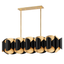 Hudson Valley Lighting Banks Gold Leaf/black 46W x 12.94L x 15H Trim