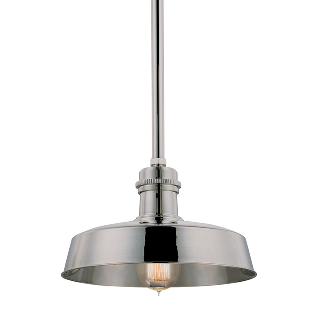 Hudson Valley Lighting Hudson Falls Polished Nickel 10W x 10L x 6.38H Pendant