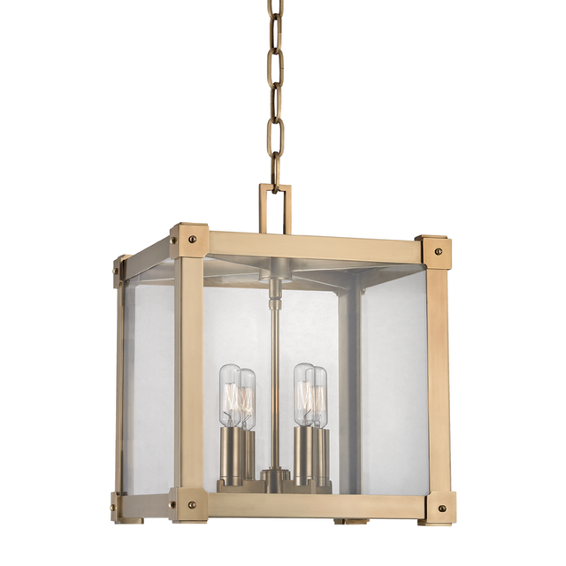 Hudson Valley Lighting Forsyth Aged Brass 12.25W x 12.25L x 15.25H Candleholder