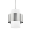 Hudson Valley Lighting Corinth Polished Nickel 15.5W x 15.5L x 18.5H Pendant