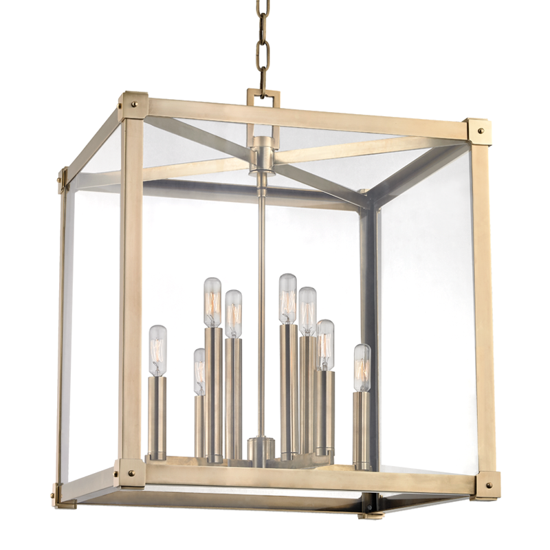Hudson Valley Lighting Forsyth Aged Brass 20.25W x 20.25L x 24H Candleholder