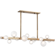 Hudson Valley Lighting Mini Hinsdale Aged Brass 11W x 44.5L x 10H Trim