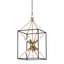 Hudson Valley Lighting Glendale Aged Brass/black 12.25W x 12.25L x 24.75H Candleholder