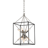 Hudson Valley Lighting Glendale Polished Nickel/black 12.25W x 12.25L x 24.75H Candleholder