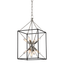 Hudson Valley Lighting Glendale Polished Nickel/black 12.25W x 12.25L x 24.75H Candleholder