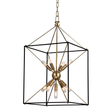 Hudson Valley Lighting Glendale Aged Brass/black 16.25W x 16.25L x 30H Candleholder