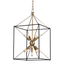 Hudson Valley Lighting Glendale Aged Brass/black 16.25W x 16.25L x 30H Candleholder